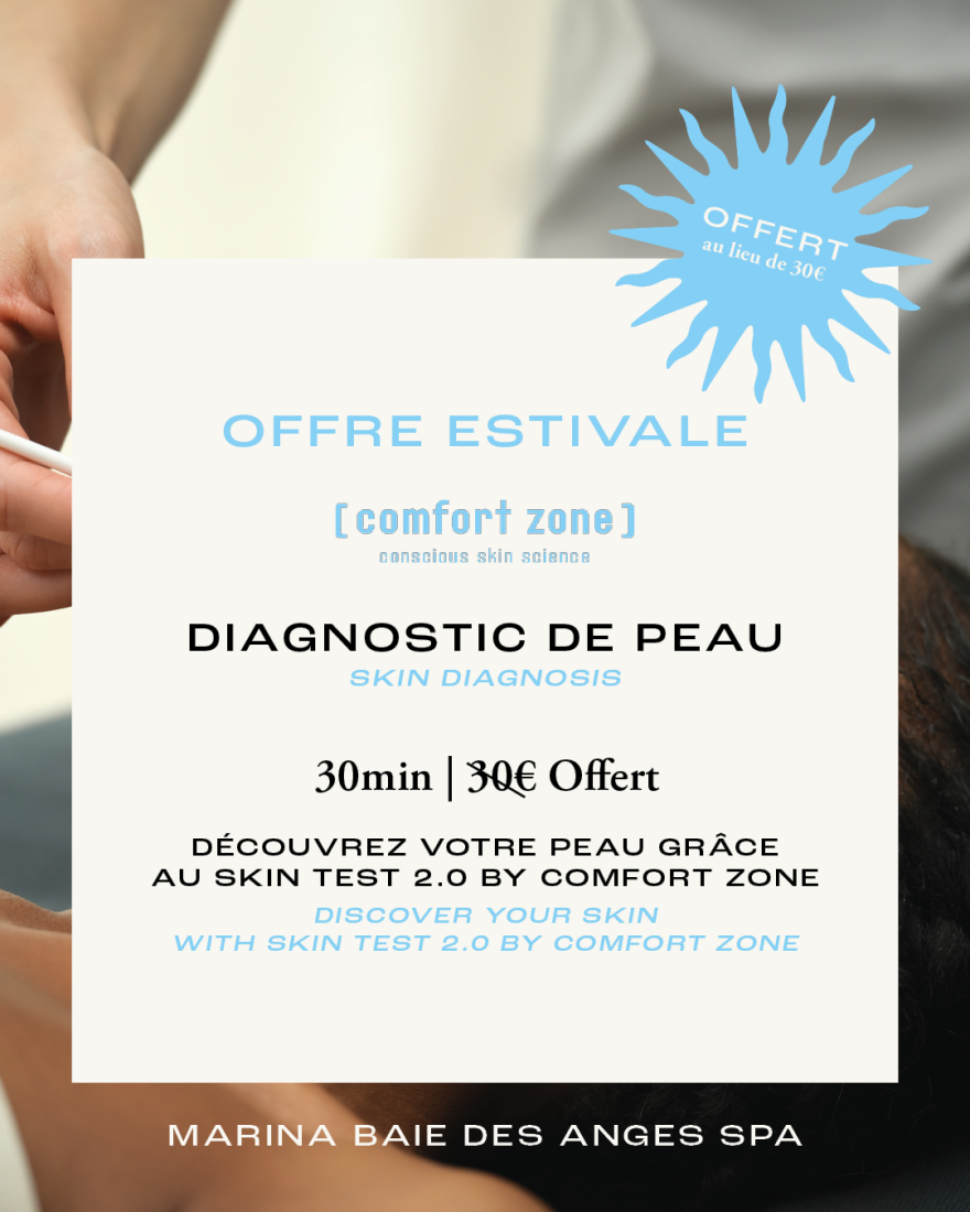 Offre Estivale � Diagnostic de Peau OFFERT - Marina Baie des Anges Hotel