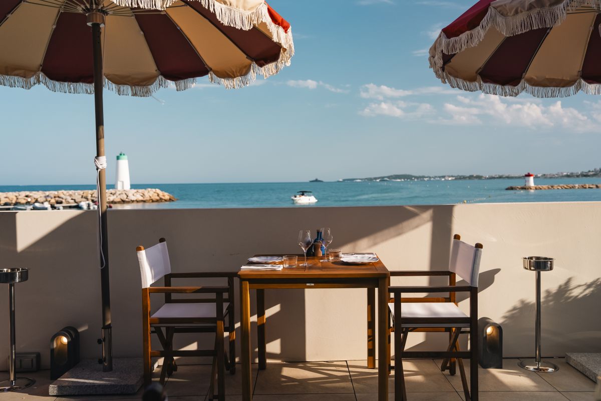restaurant napa vue mer, eleni group, marina baie des anges hotel