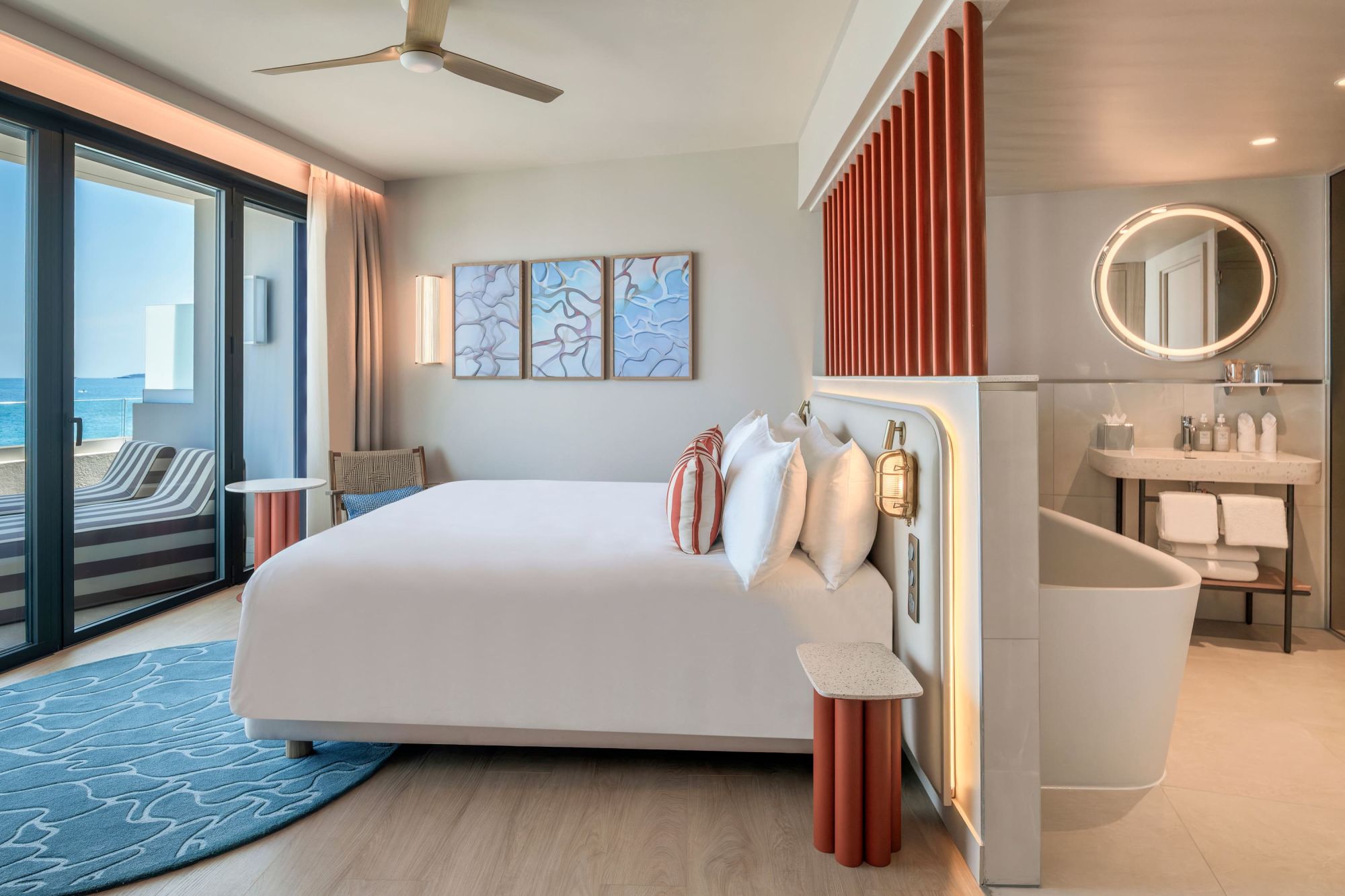 Salle de bains Marina Suite, Marina Baie des Anges Hôtel
