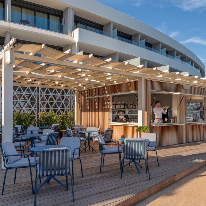 NAPA Beach Club, bar exterieur Riviera, Marina Baie des Anges H�tel, C�te d'Azur
