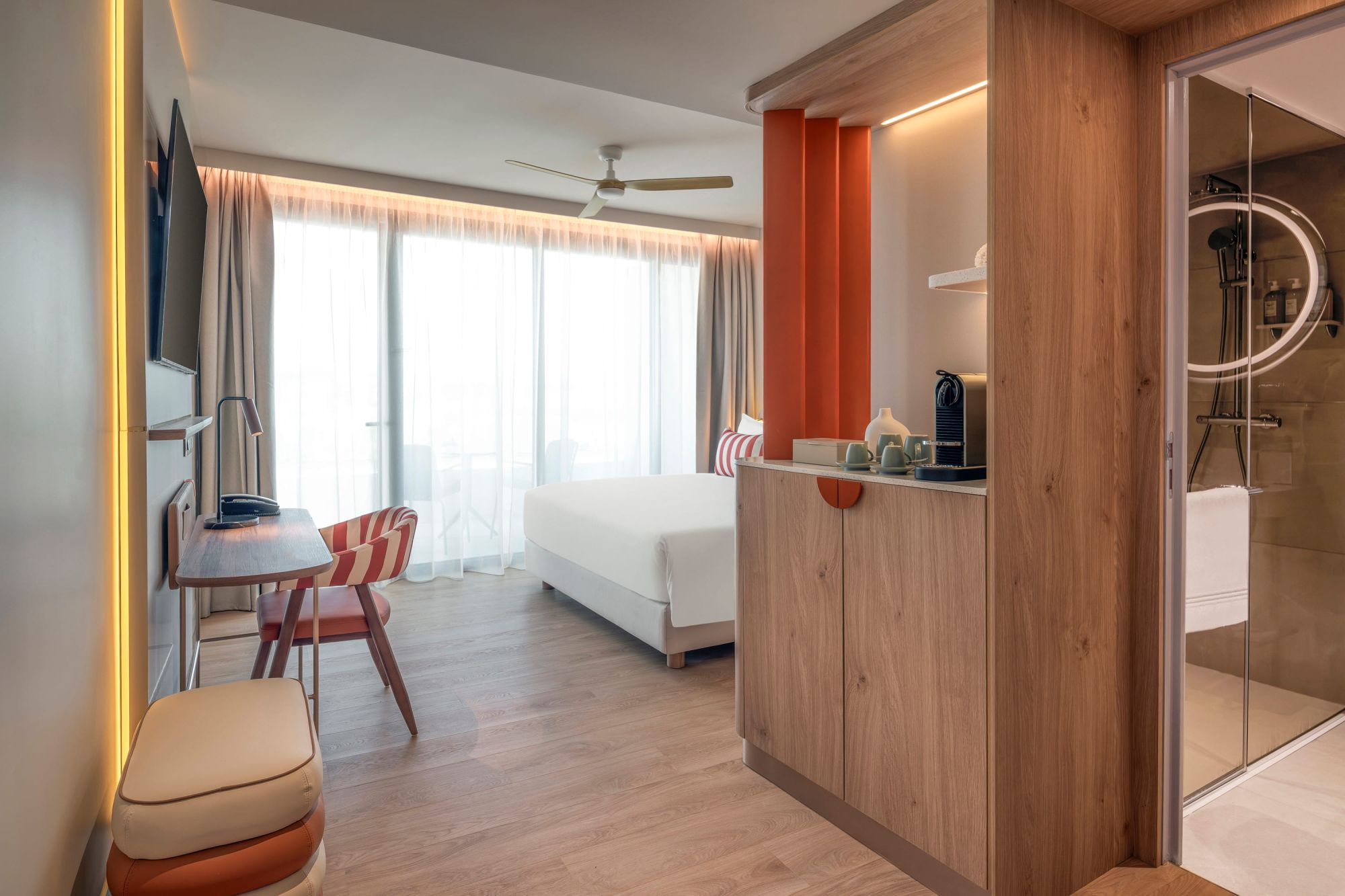 décoration Chambre Côté Jardin, Marina Baie des Anges Hôtel Villeneuve-Loubet